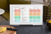 Weekly meal plan displayed on the Skylight Calendar